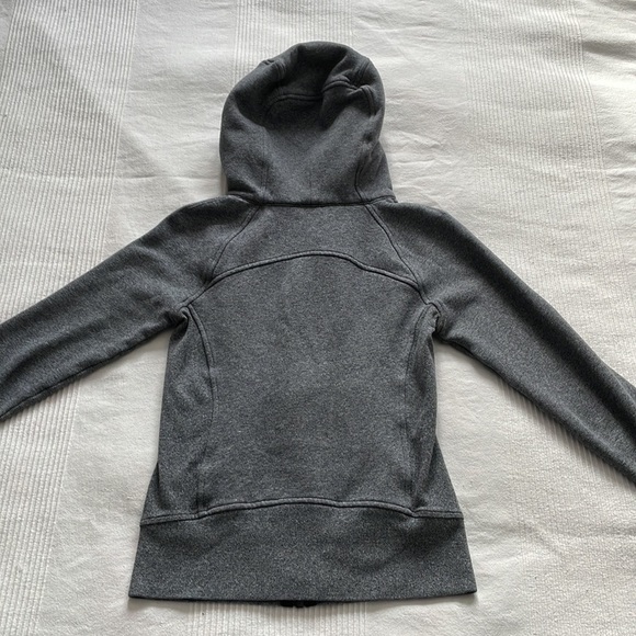 lululemon Gray Scuba Hoodie Size 2 - Picture 7 of 10